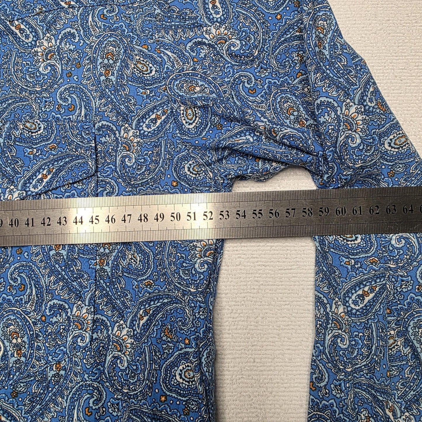 Roper Paisley Shirt Mens Medium M 100% Cotton Long Sleeve Snap Front Western