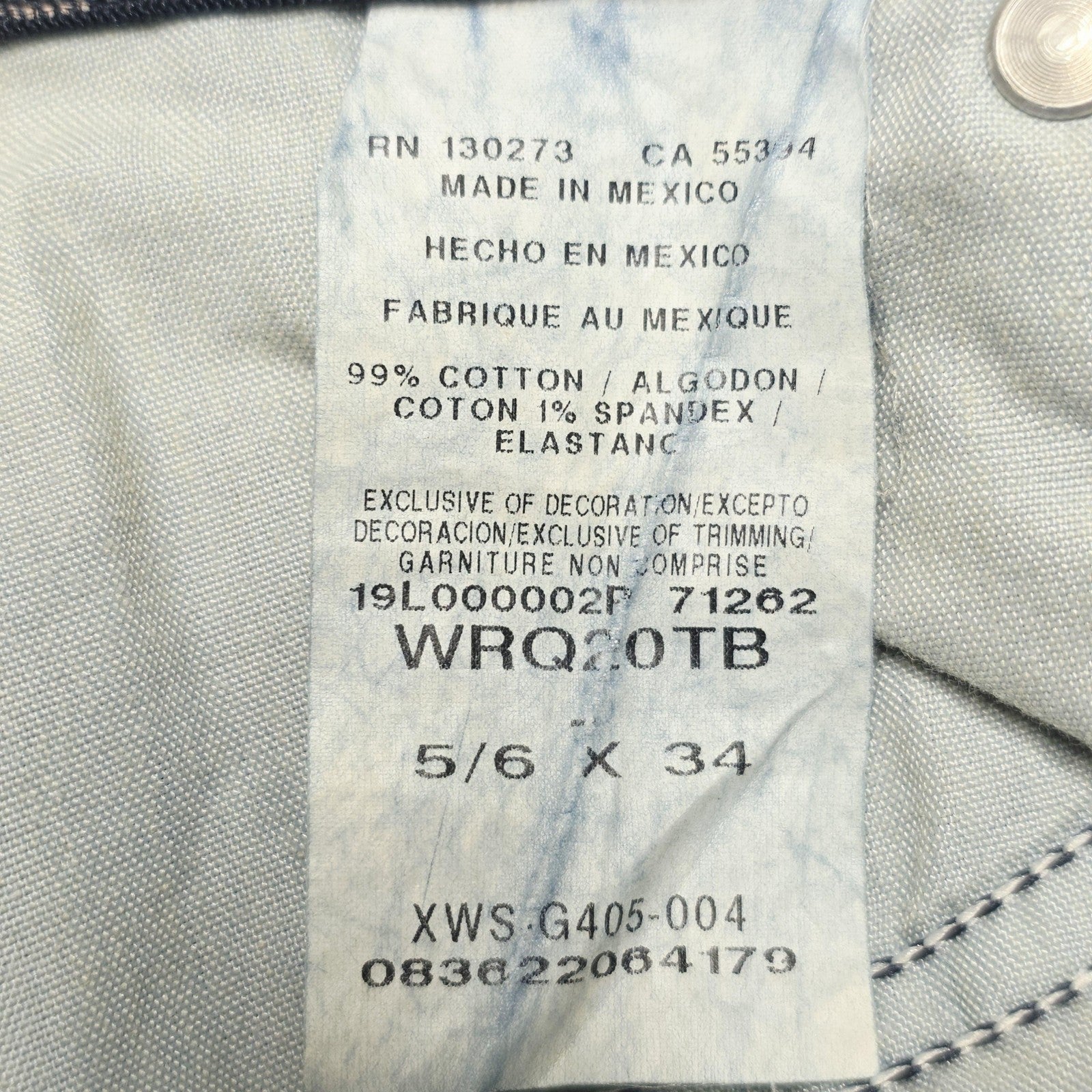 Wrangler Jeans  5/6 X 29 Blue Medium Wash Bootcut Stretch Denim Pockets