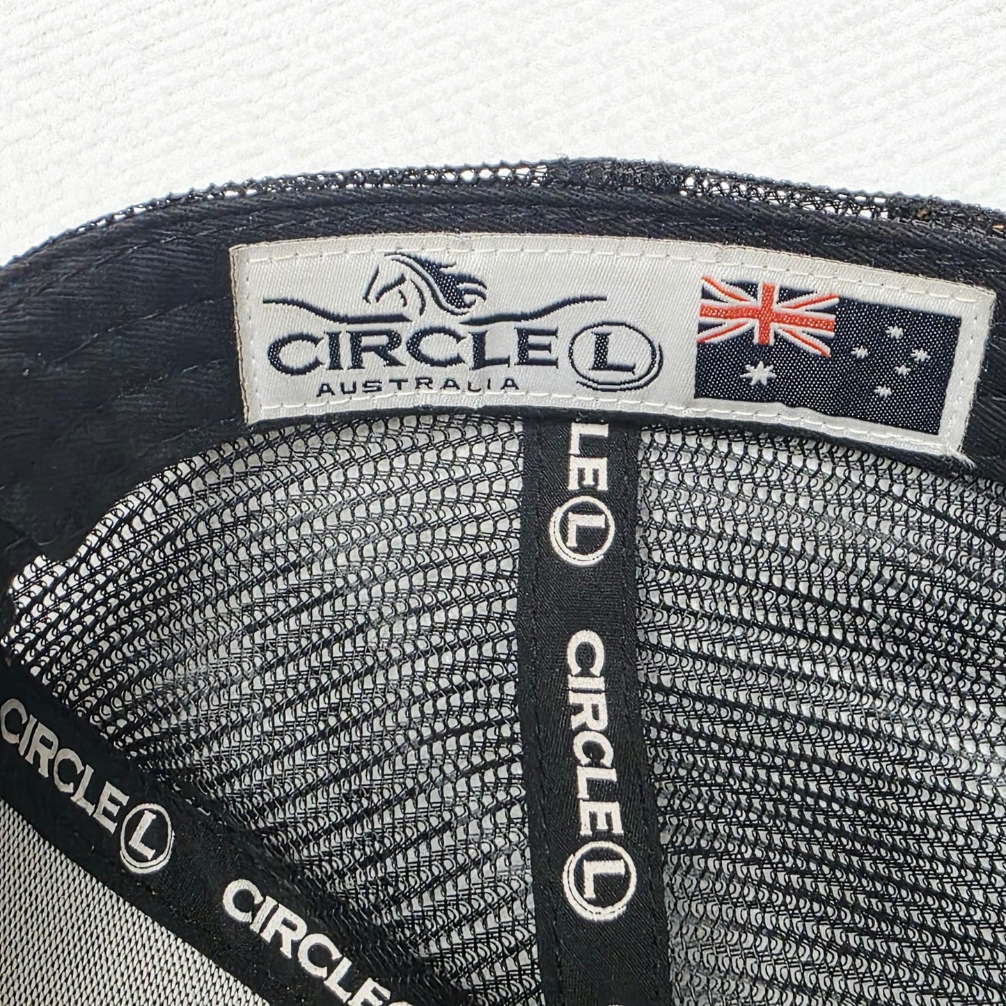 Circle L Hat Cap Snap Back Brown Mesh Trucker Logo Ladies Australia Embroidered