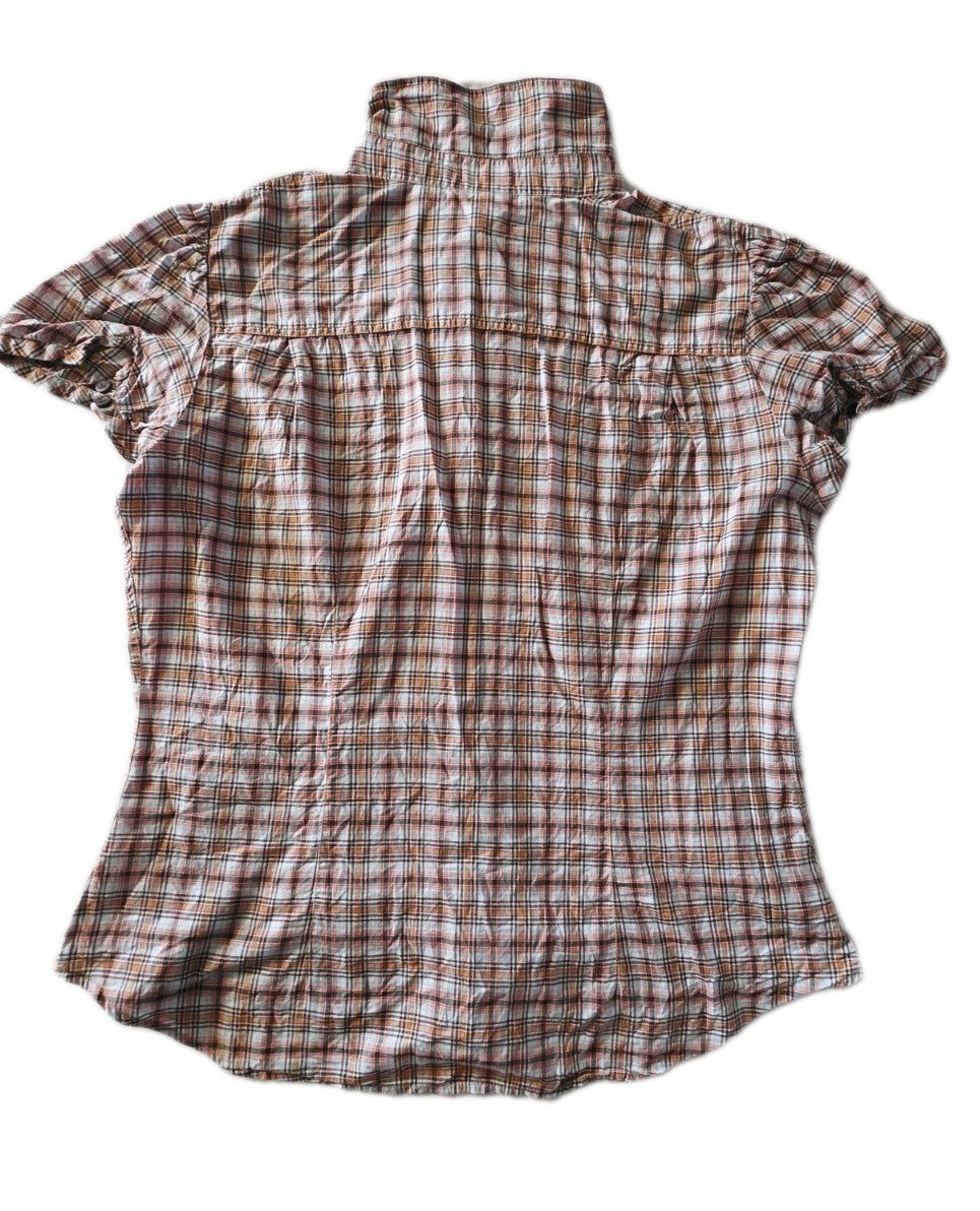 R.M Williams Semi Fitted Short Sleeve Ladies Western Shirt Size 16