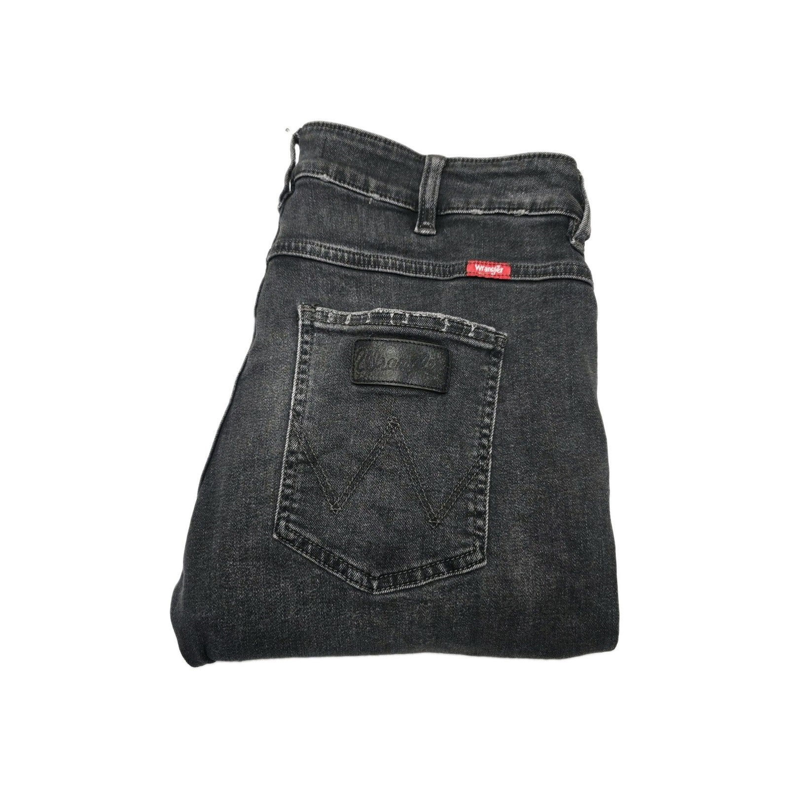 Wrangler Shorts Men's 33 Black Distressed Denim Bermuda Summer Casual