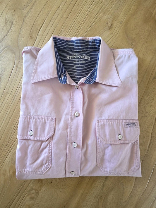R.M Williams Stockyard Regular Fit Ladies Western Arena Shirt Size 18