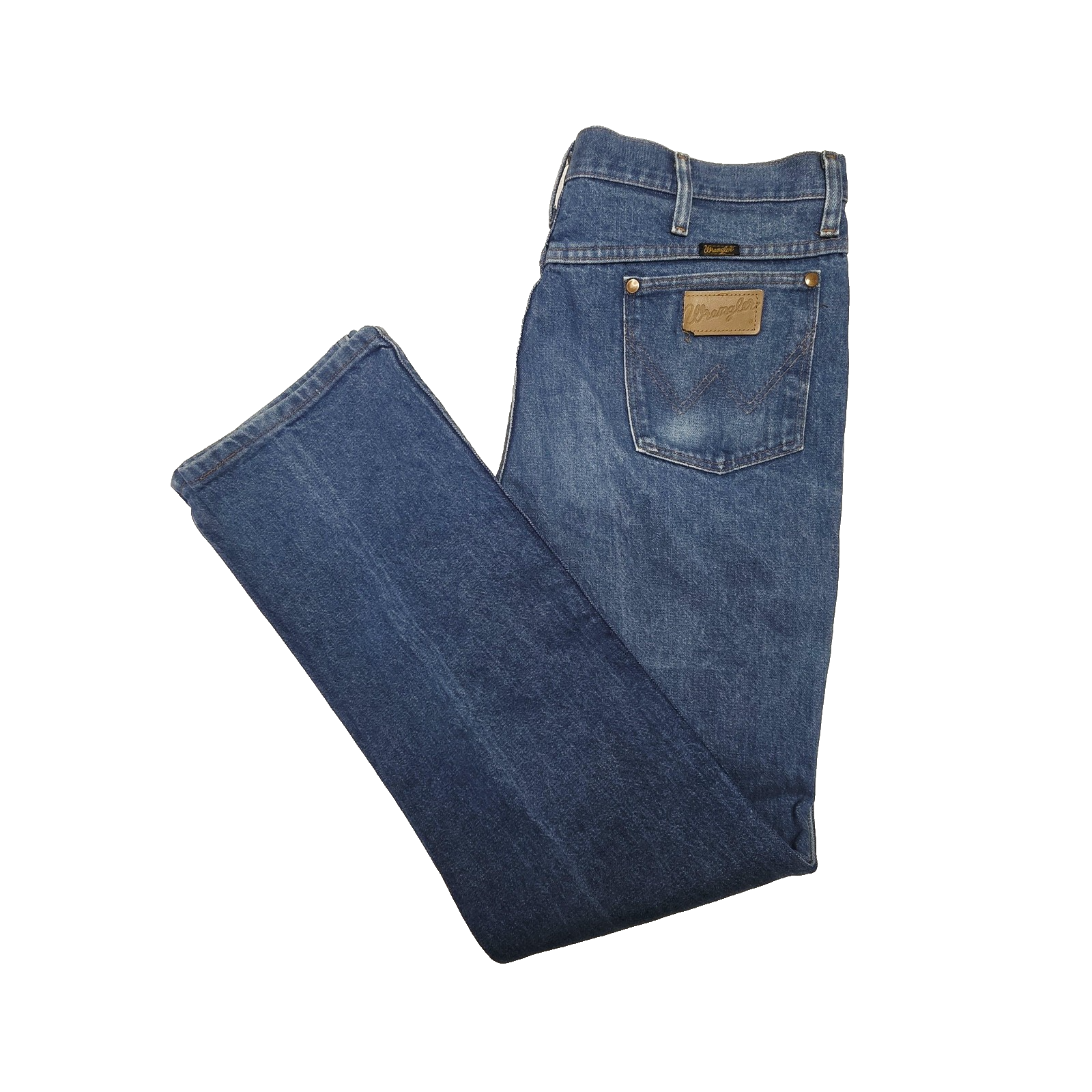 Wrangler Jeans Mens 36x33 Blue Straight 936PWD Cotton Denim Pockets Regular Fit