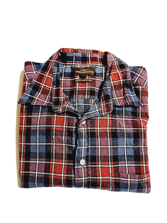 Rodd & Gunn Short Sleeve Check Shirt Men's Size L
