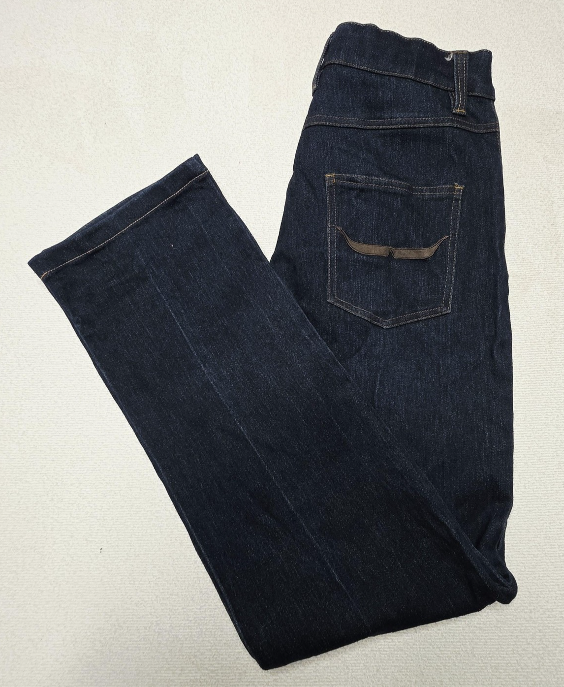 R.M. Williams Jeans Women's 31x29 Blue Straight Stretch Denim Pockets Logo