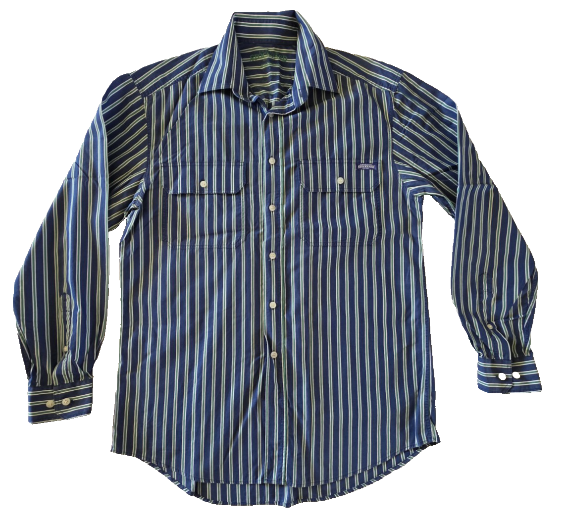 R.M Williams Stockyard Regular Fit Long Sleeve Shirt Men's Size Small