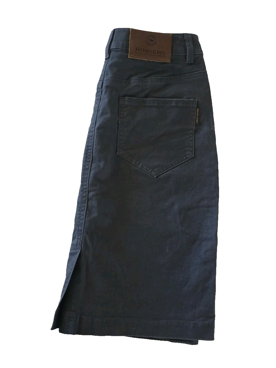 Ringers Western Maree Womens 5 Pockets Stretch Drill Skirt - Steel Blue - Size 8