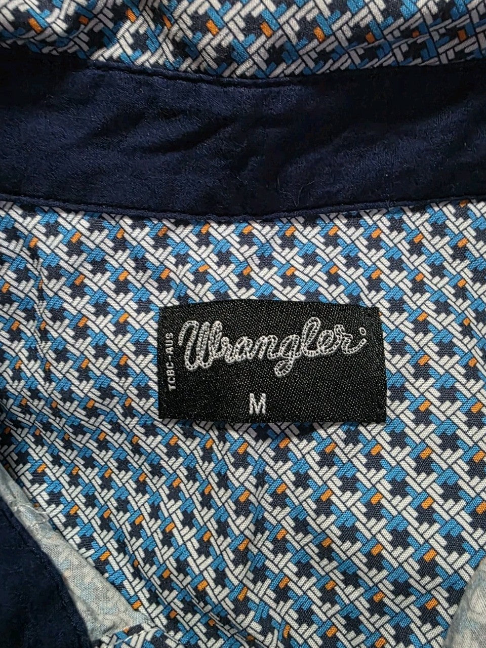 Wrangler Western Rodeo Long Sleeve Shirt Men's Size M