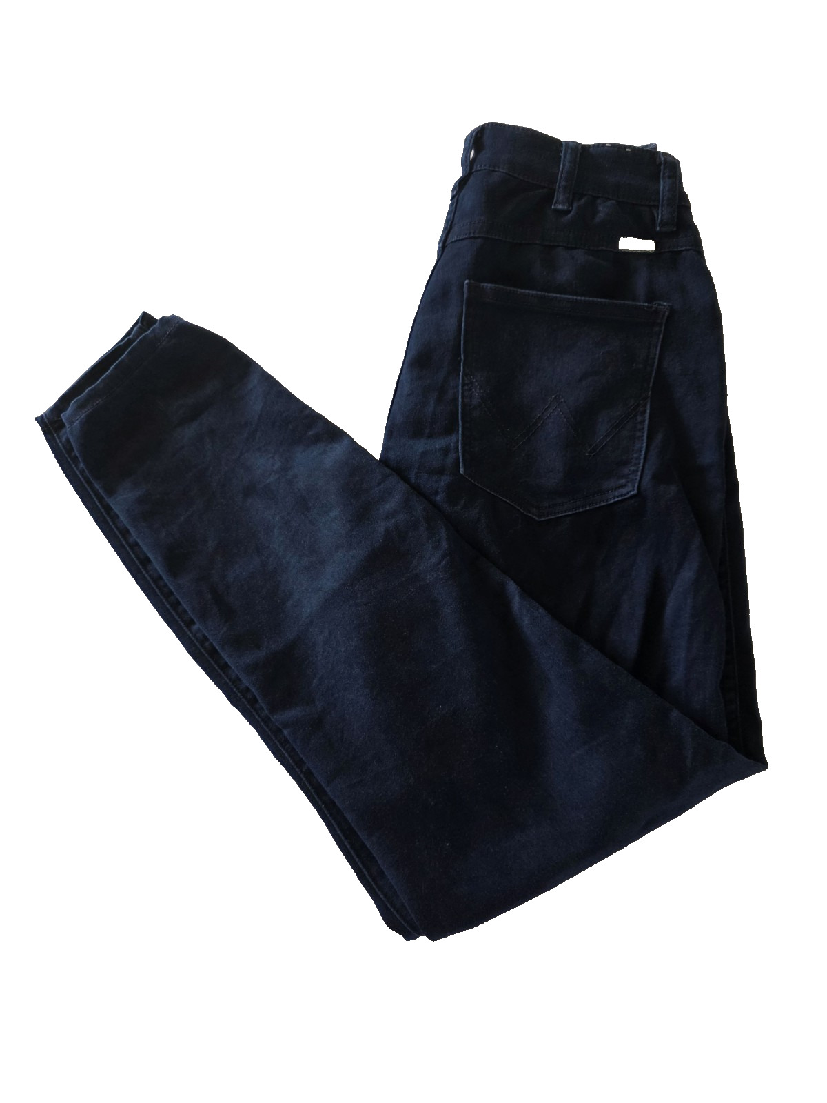 Wrangler Hi Pins Ladies Navy Pants Size 12