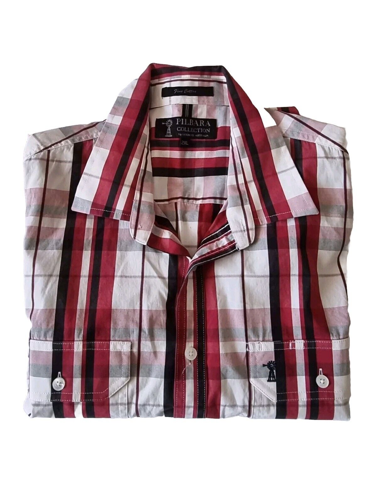 Pilbara Collection Ritemate Australia Short Sleeve Men's Shirt Size 2XL