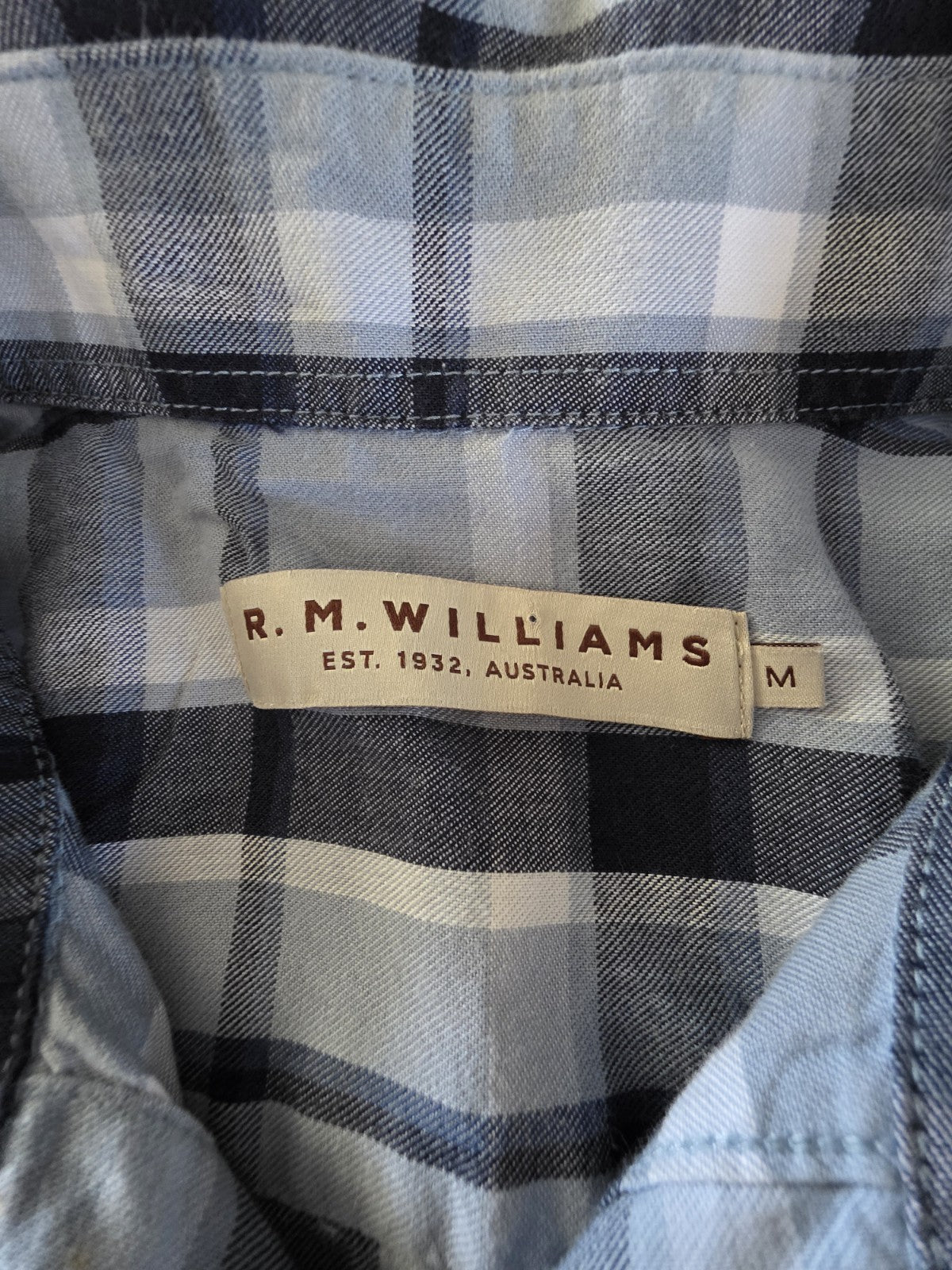 R.M Williams Long Sleeve Shirt Men's Size M