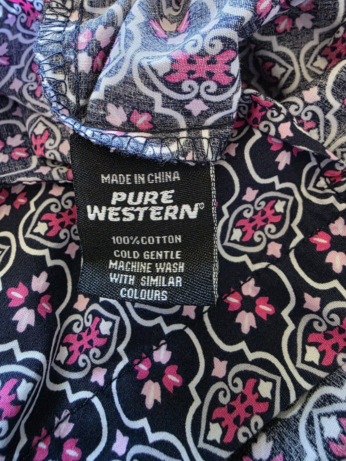Pure Western Rodeo Arena Shirt Ladies Size 14