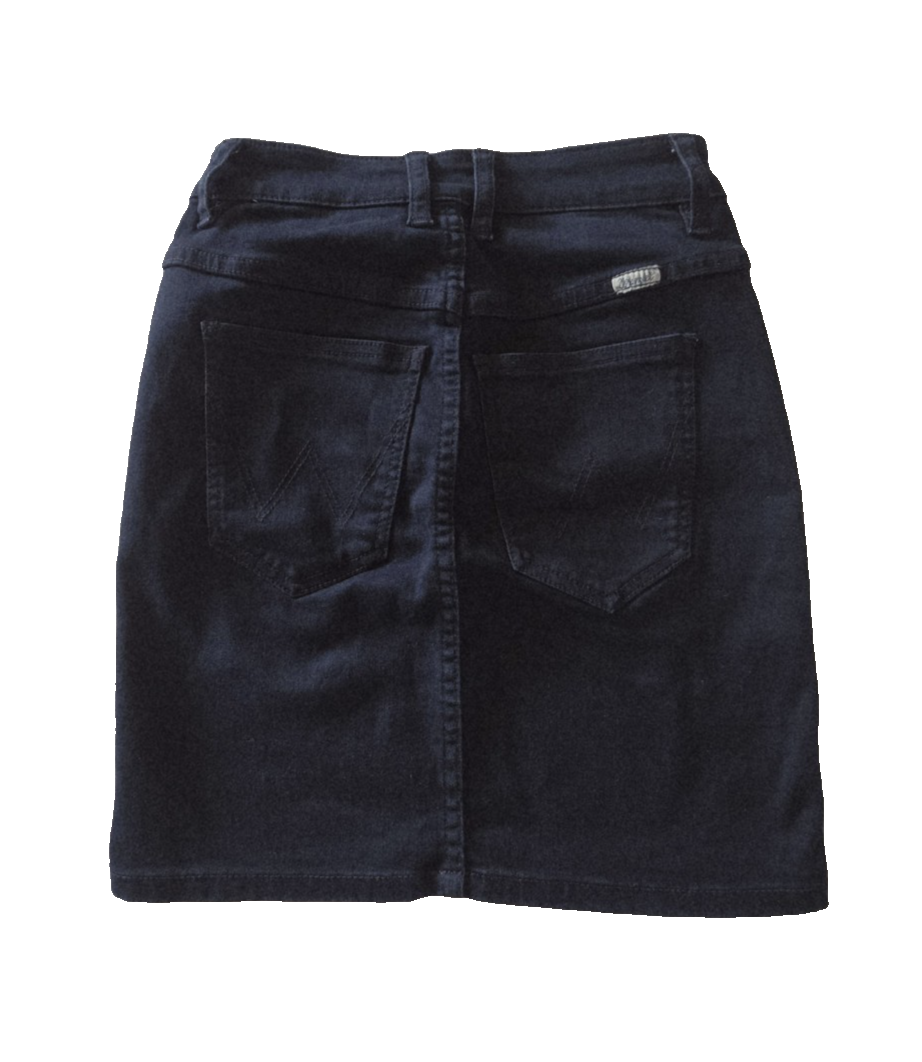 Wrangler Hi Mini Soft Denim Skirt Ladies Size 8