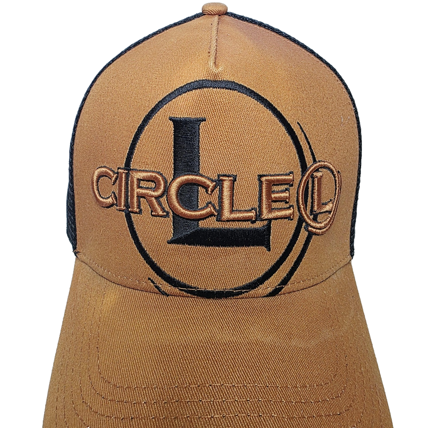 Circle L Hat Cap Snap Back Brown Mesh Trucker Logo Ladies Australia Embroidered
