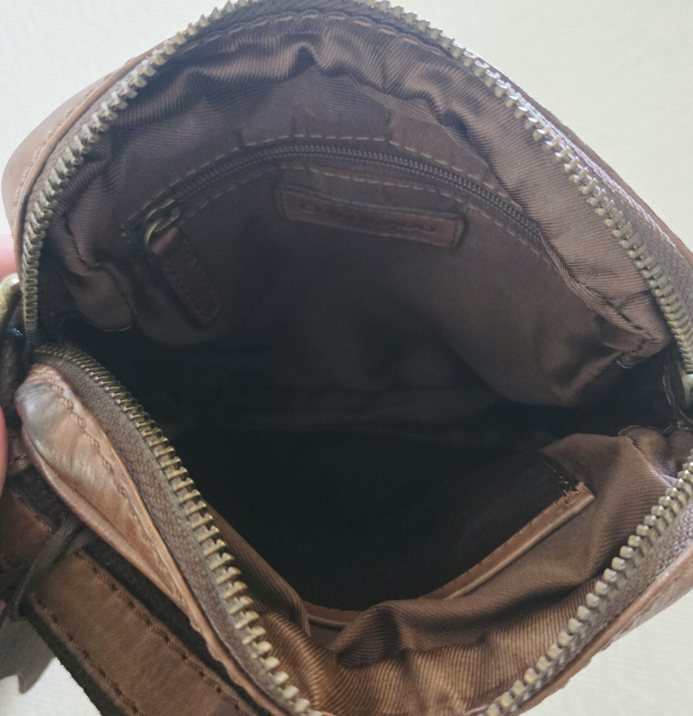 Colorado Crossbody Bag Women's Small Brown Genuine Leather Adjustable Strap