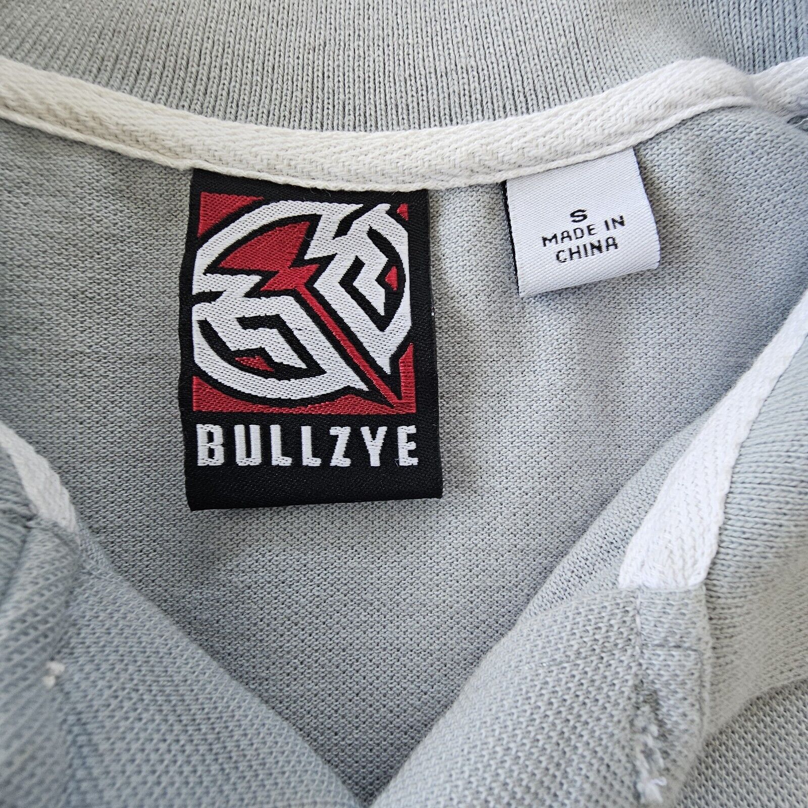 Bullzye Short Sleeve Logo Men's Polo Size S