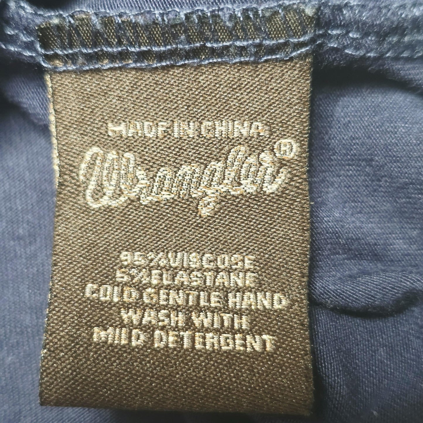Wrangler T-Shirt Women's 20 Blue Logo Long Live Cowgirls Scoop Neck NWOT