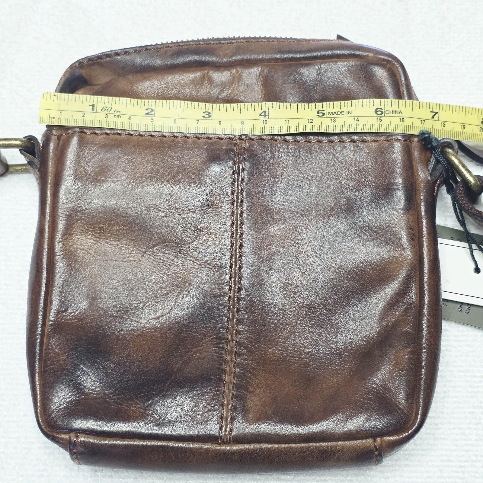 Colorado Crossbody Bag Women's Small Brown Genuine Leather Adjustable Strap