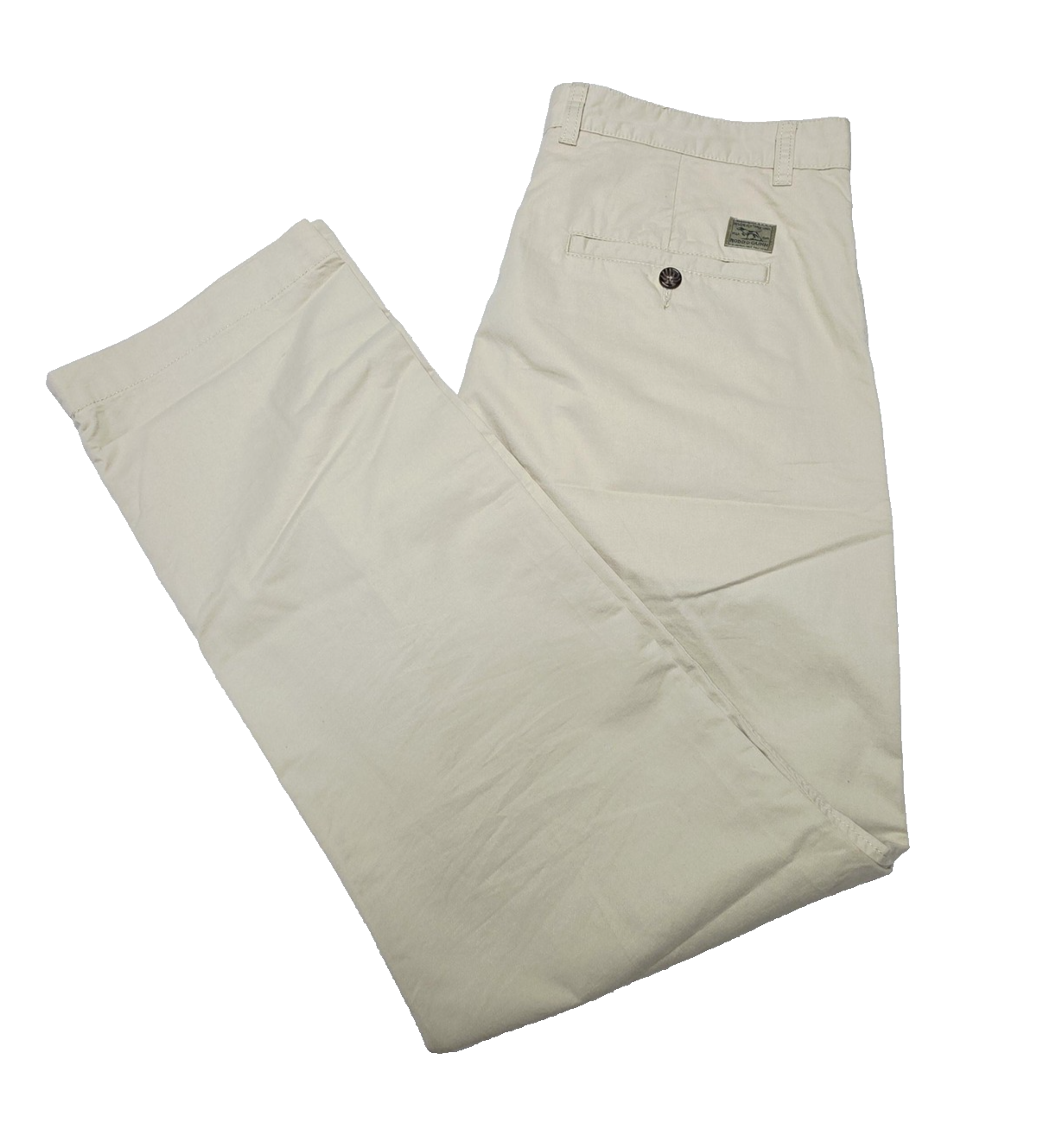 Rodd & Gunn Jeans Mens 35 Beige Regular Fit Cotton Chino Khakis Logo Pants