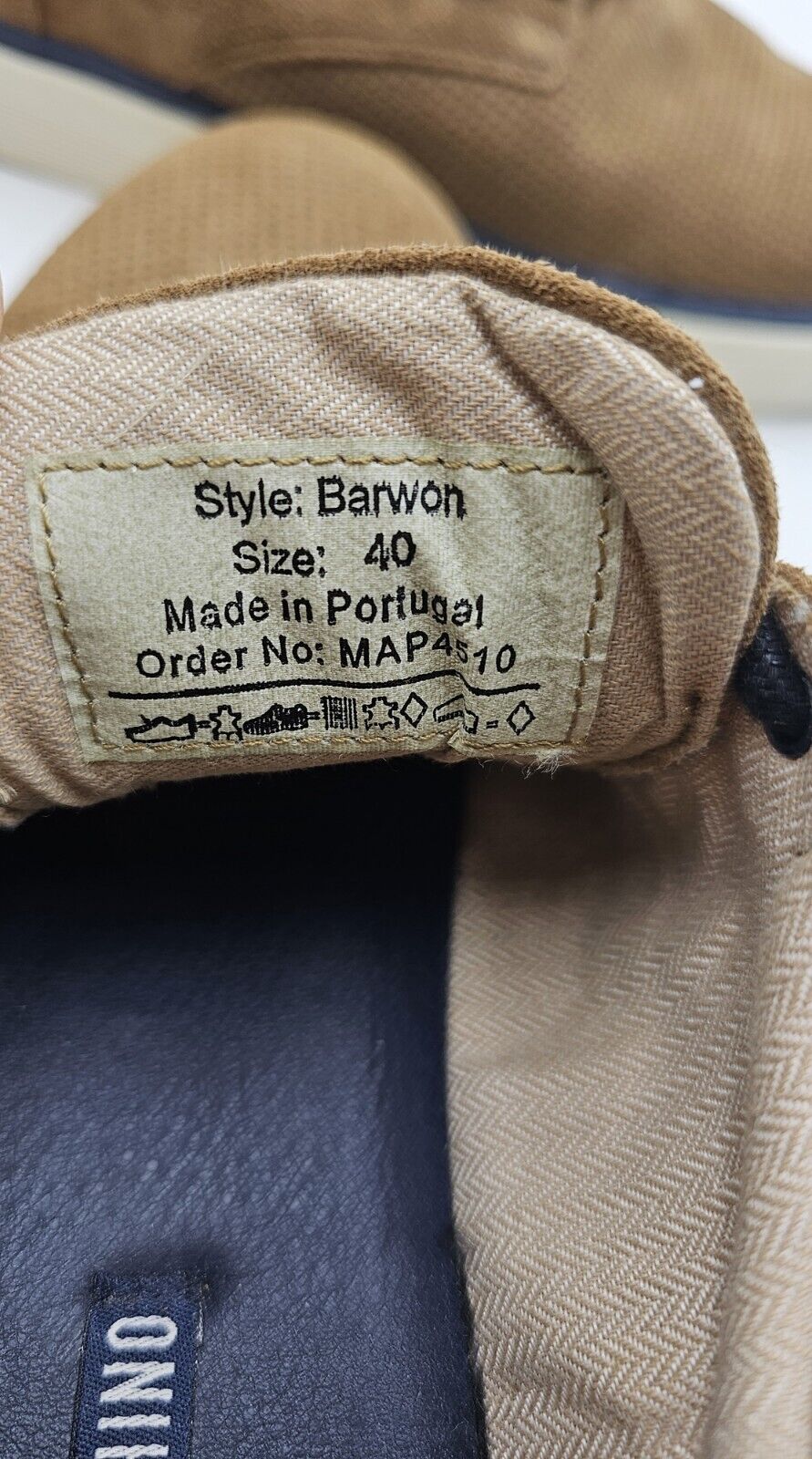 Wild Rhino Barwon Camel Suede Casual Men's Sneaker size 40