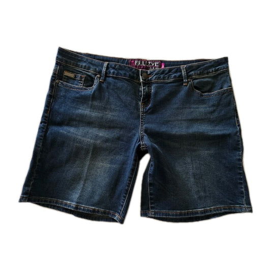 Bullzye Mid Rise Denim Shorts Ladies Size 18