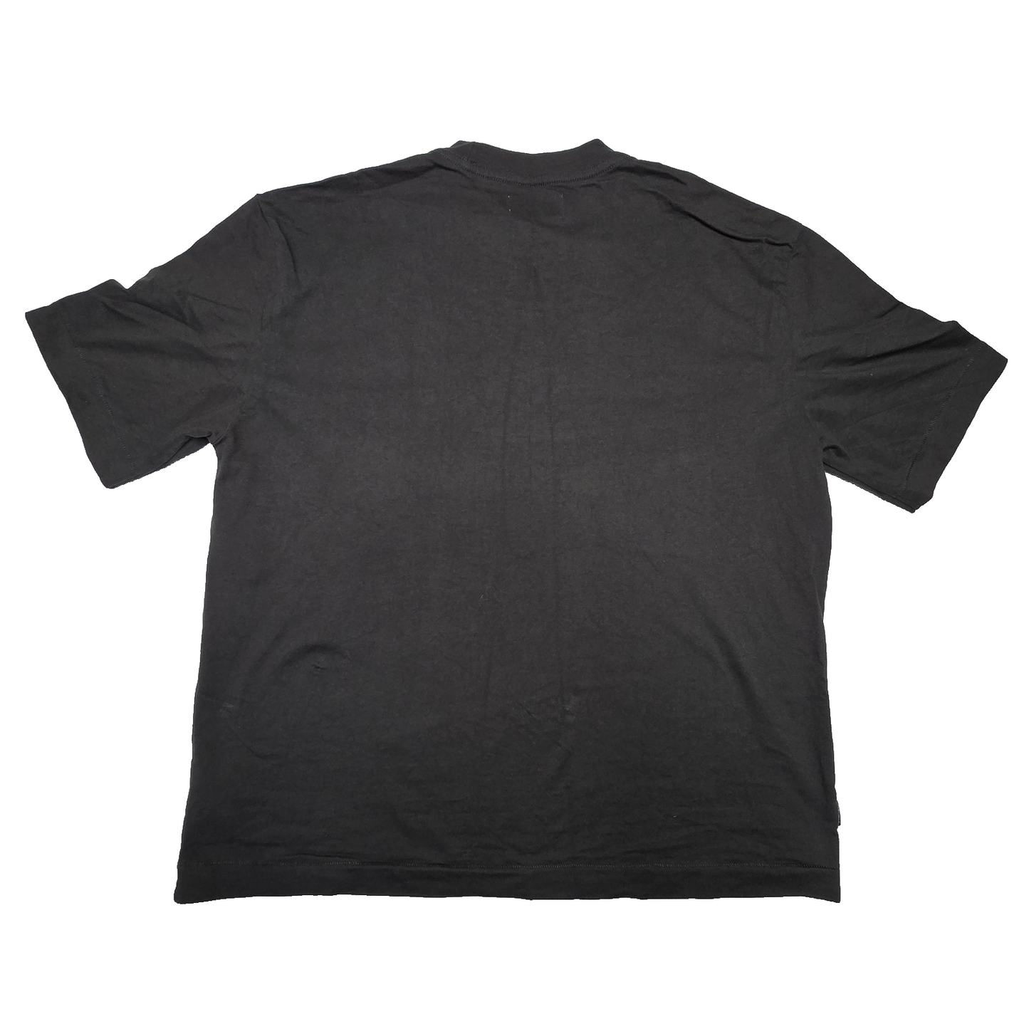 Wrangler Shirt Men's M Black Graphic Logo Short Sleeve Jersey Cotton Casual