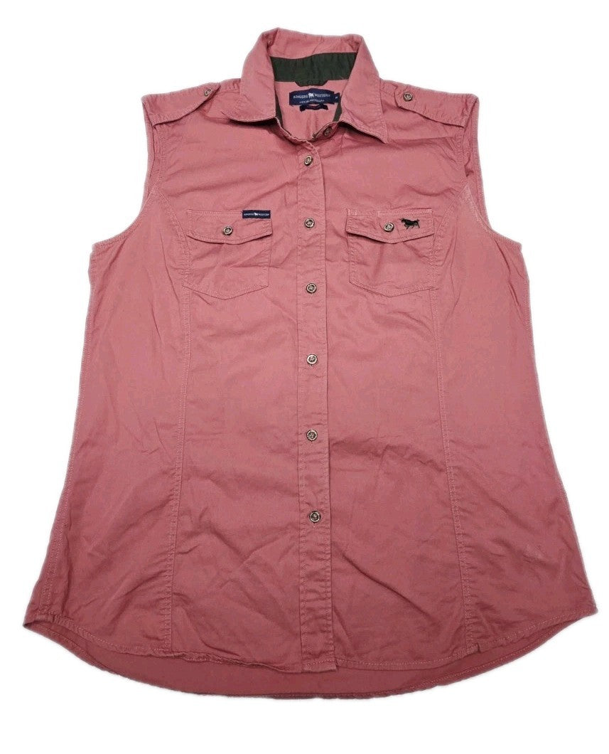 Ringers Western Pentecost River Loose Fit Sleeveless Shirt Ladies Size 14