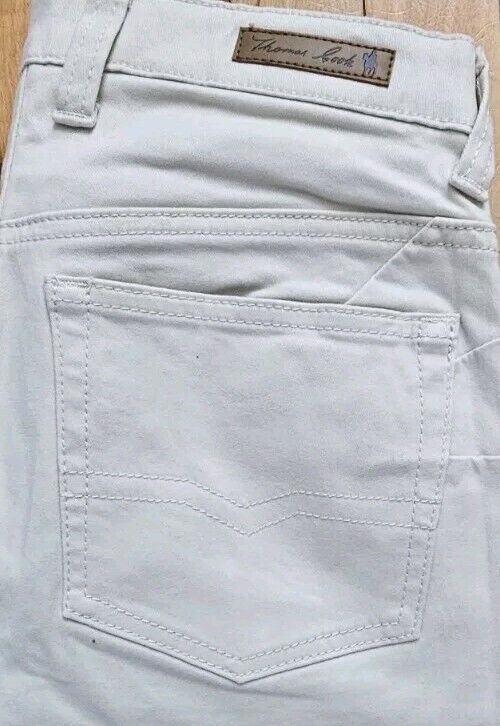 Thomas Cook Bootcut Bone No Gap Comfort Waistband Ladies Jeans Size 8
