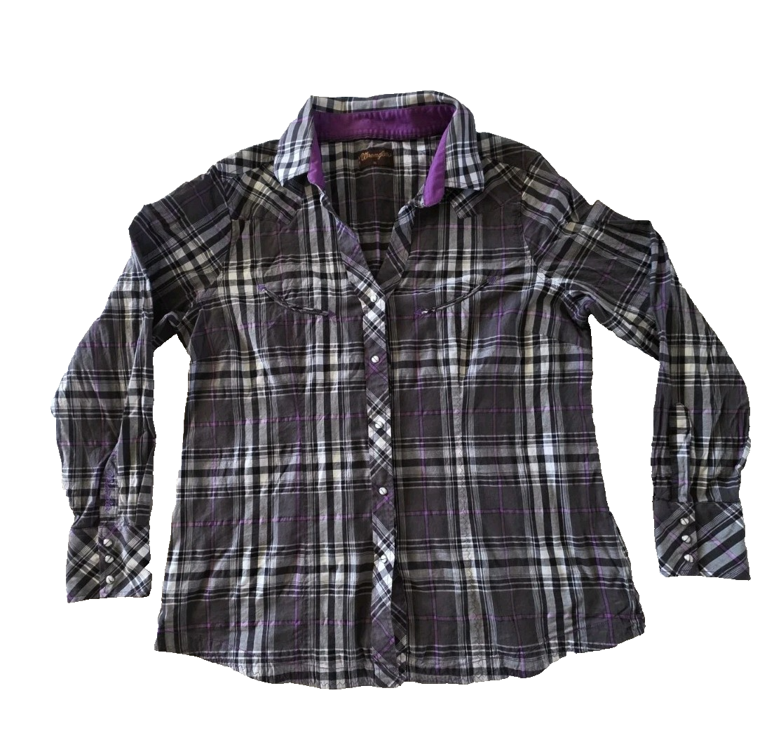 Wrangler Western Arena Long Sleeve Shirt ladies Size 18