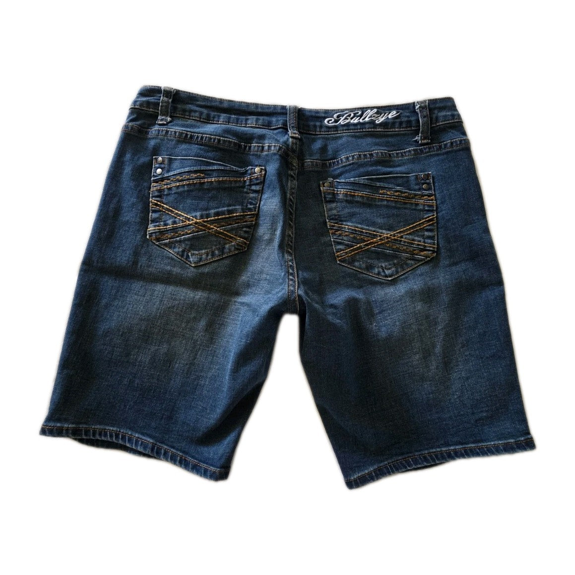 Bullzye Isabel Mid Rise Denim Shorts Ladies Size 16