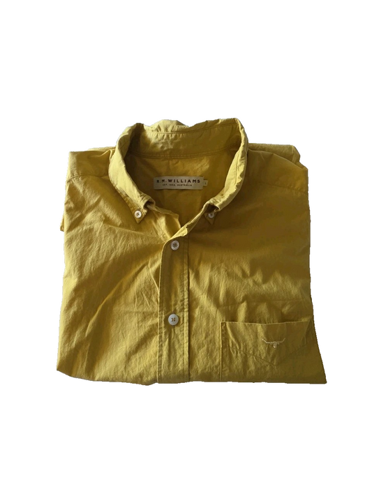 R.M Williams Mustard Long Sleeve Shirt Men's Size L