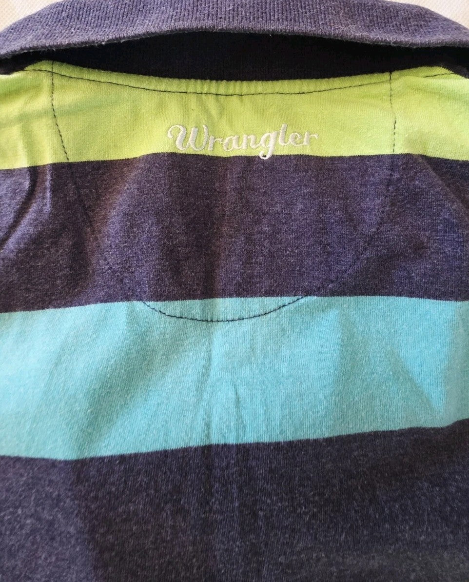 Wrangler Logo Polo Shirt Ladies Size 14