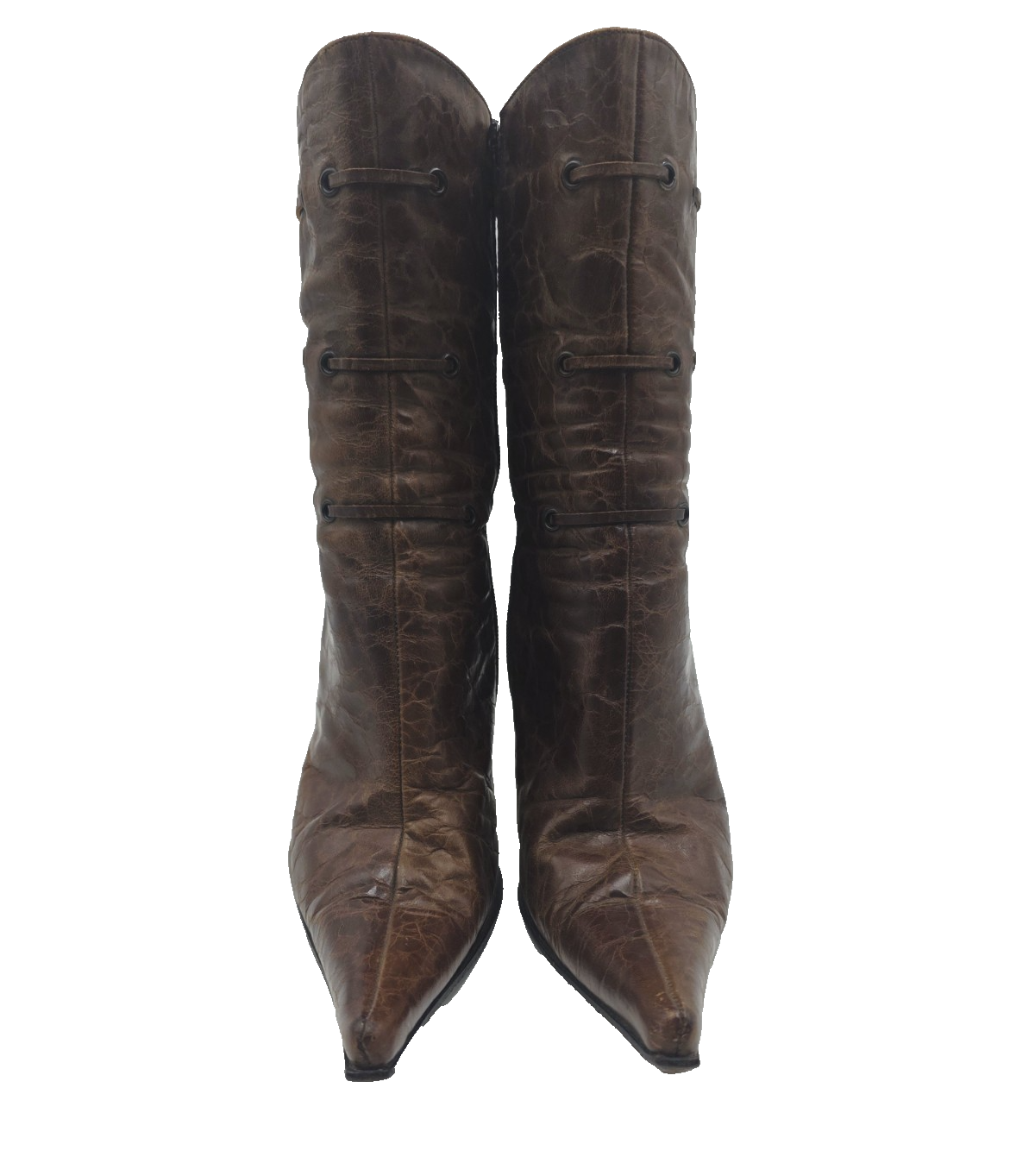 FX FLUXA High Heel Leather Boots Ladies Size 10.5