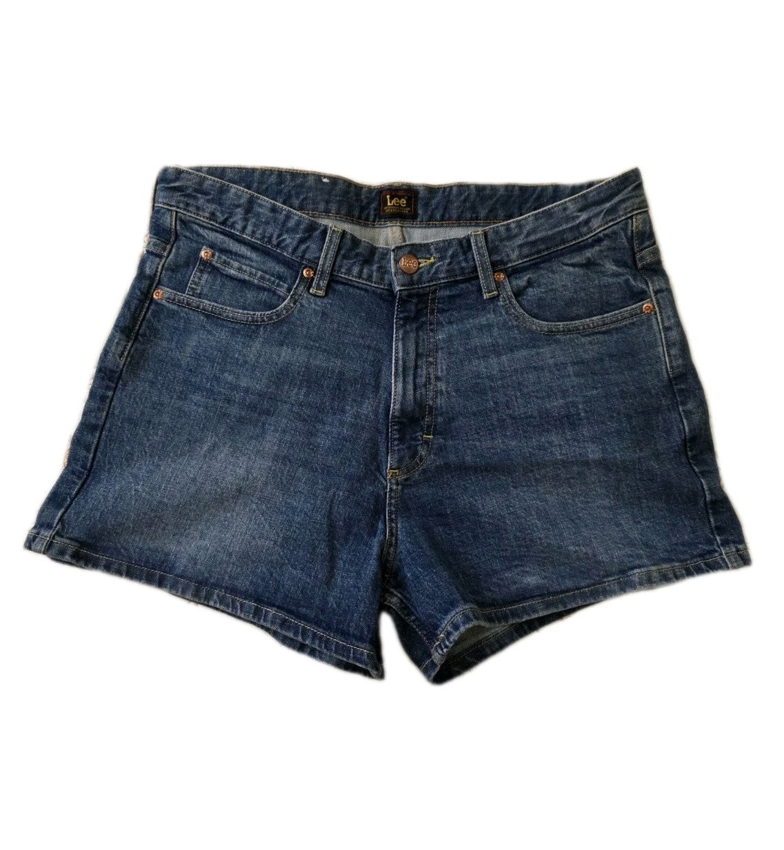 LEE HI Relaxed Denim Shorts Ladies Size 32 - NEW -