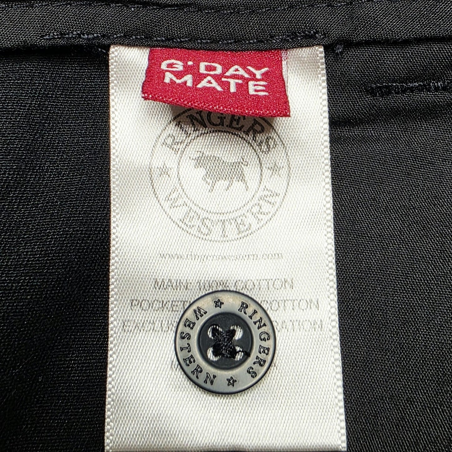 Ringers Western Shorts Men's 34 Navy Cargo Cotton Canvas Workwear Pockets