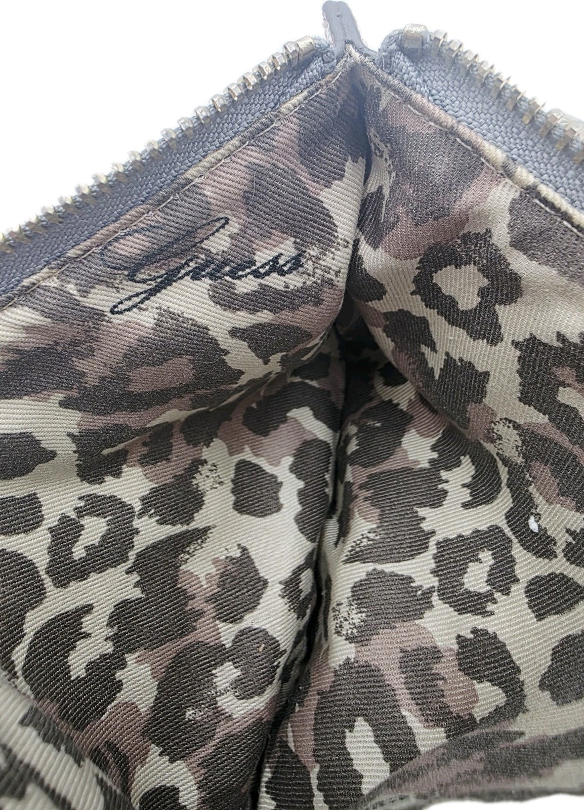 GUESS Logo Crossbody Clutch Pouch Zip Bag