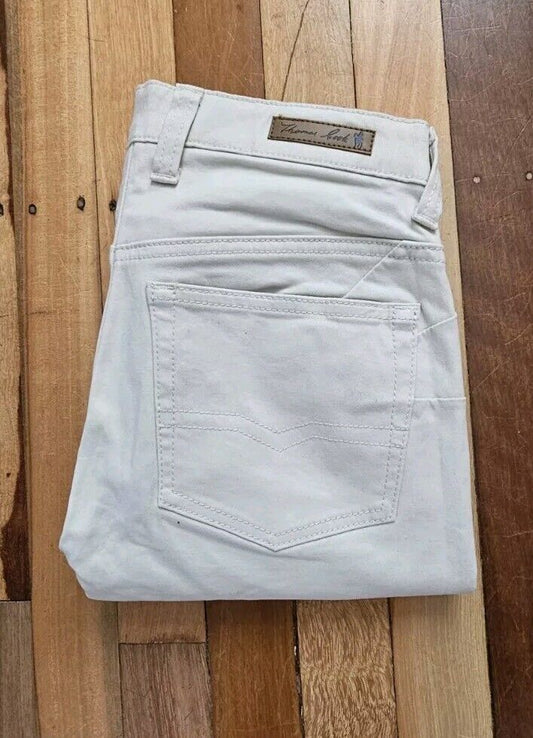 Thomas Cook Bootcut Bone No Gap Comfort Waistband Ladies Jeans Size 8