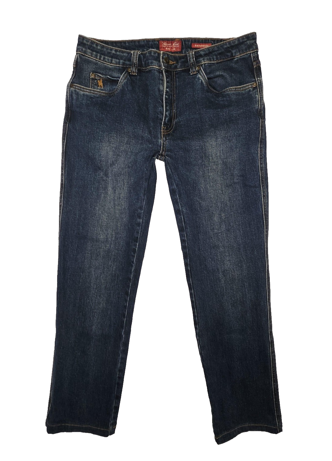 Thomas Cook Boot & Clothing Co Jeans Mens Fits 35x27 Blue Slim Tapered