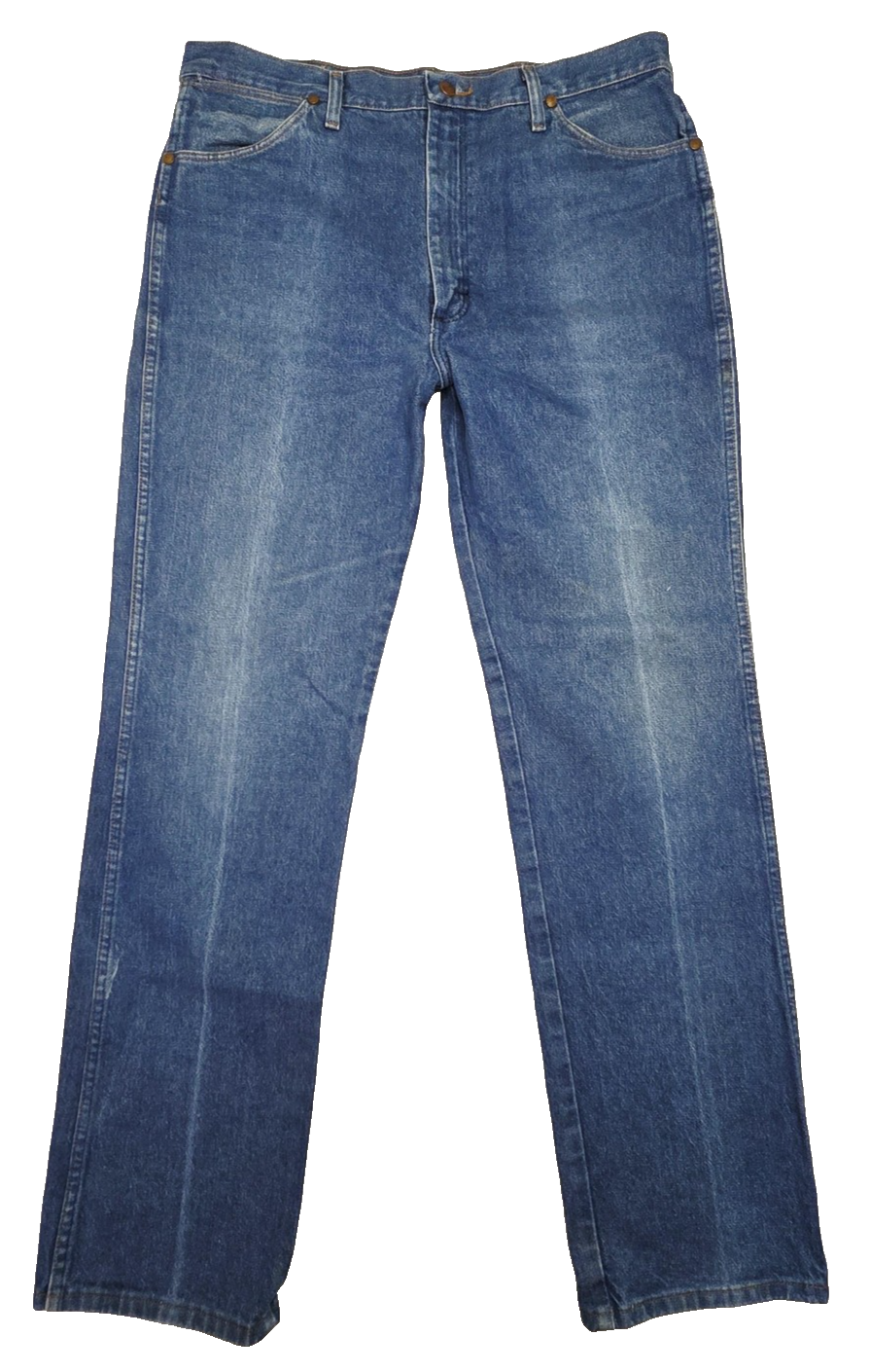 Wrangler Jeans Mens 36x33 Blue Straight 936PWD Cotton Denim Pockets Regular Fit