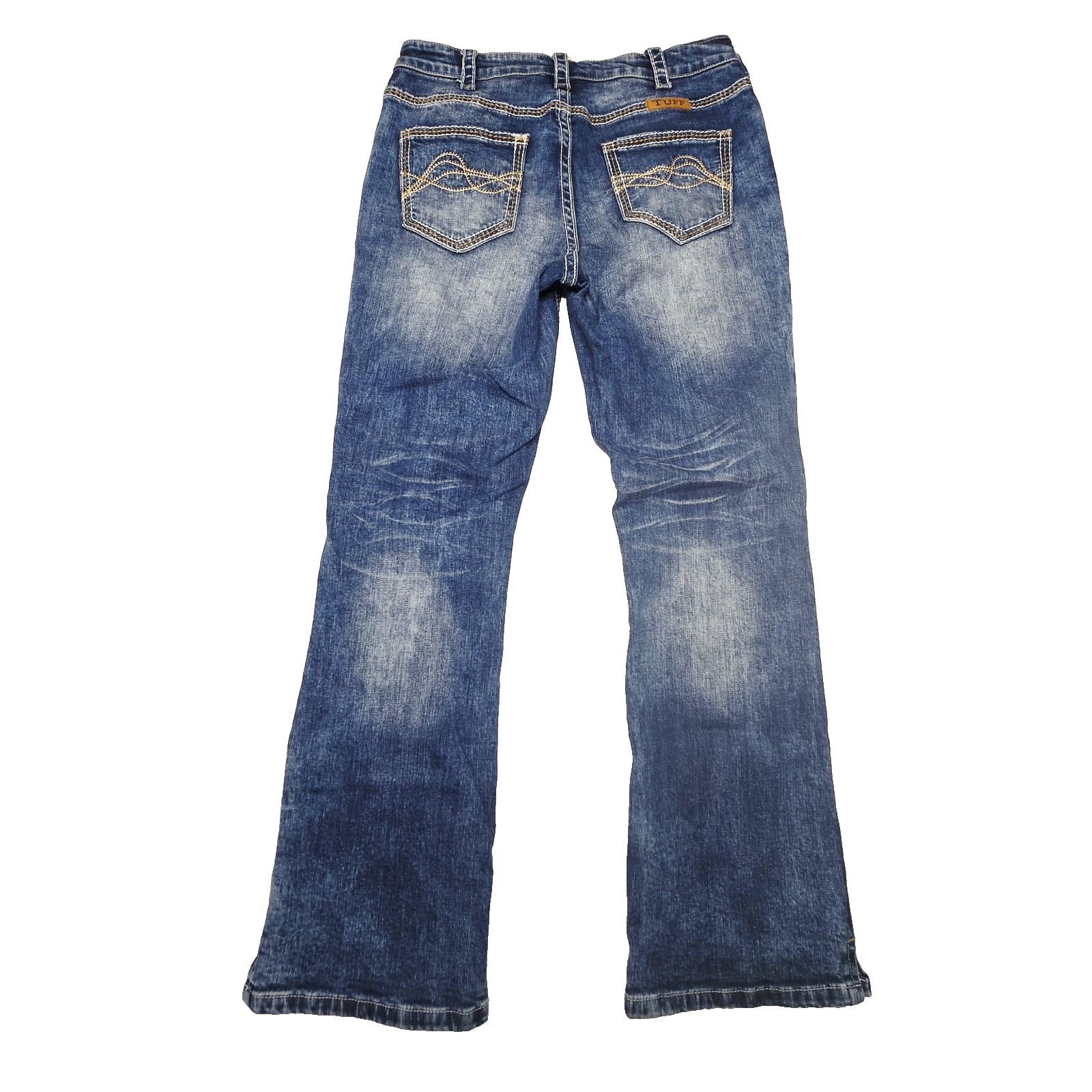 Cowgirl Tuff Co Jeans Women's 30 Blue Bootcut Denim Faded Embroidered