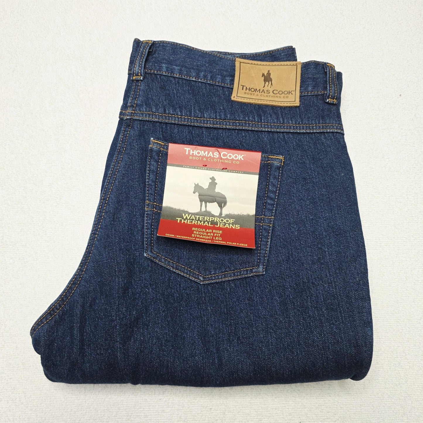 Thomas Cook Jeans Women's 14 Waterproof Thermal Straight Denim NWT