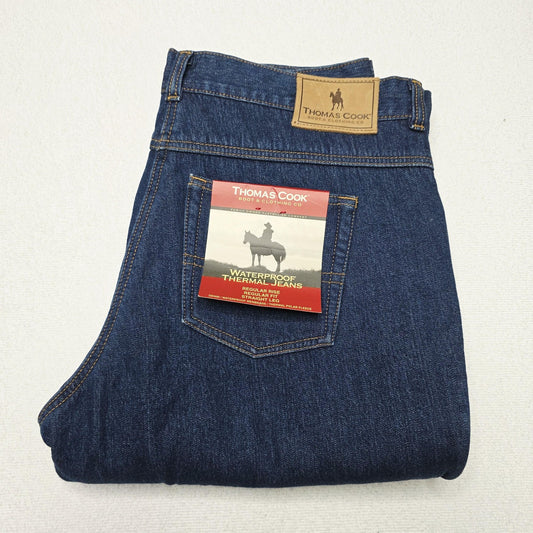 Thomas Cook Jeans Women's 14 Waterproof Thermal Straight Denim NWT
