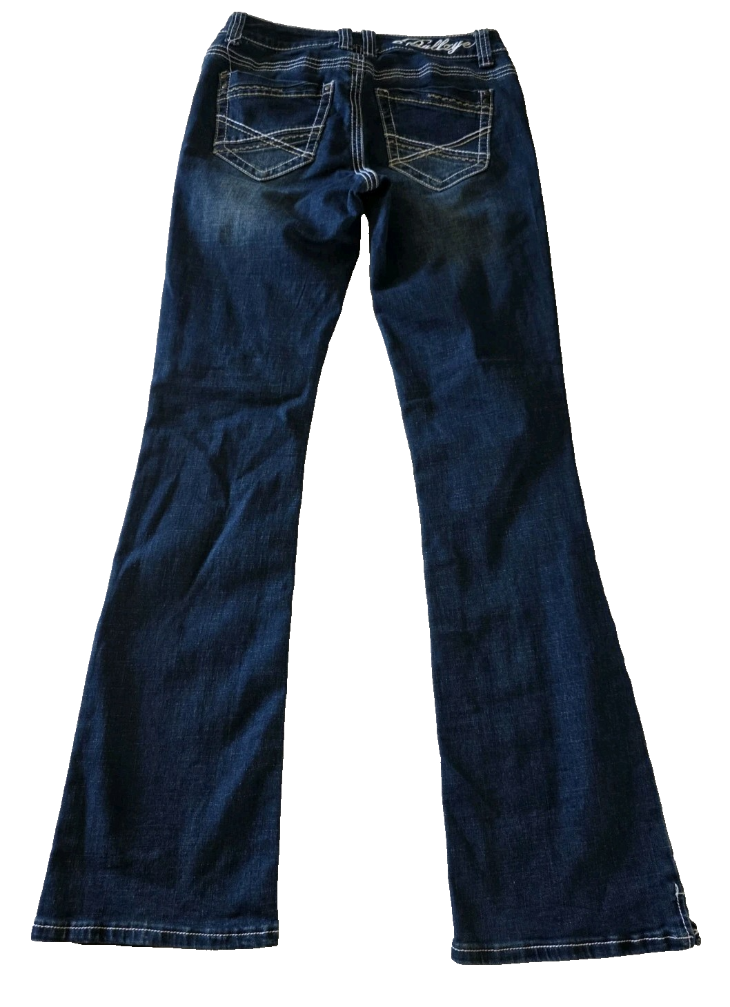Bullzye Women's Angelina Boot Cut Jeans 34" Leg in Dark Wash - Size 8