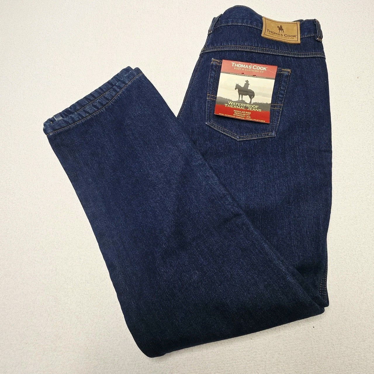 Thomas Cook Jeans Women's 14 Waterproof Thermal Straight Denim NWT