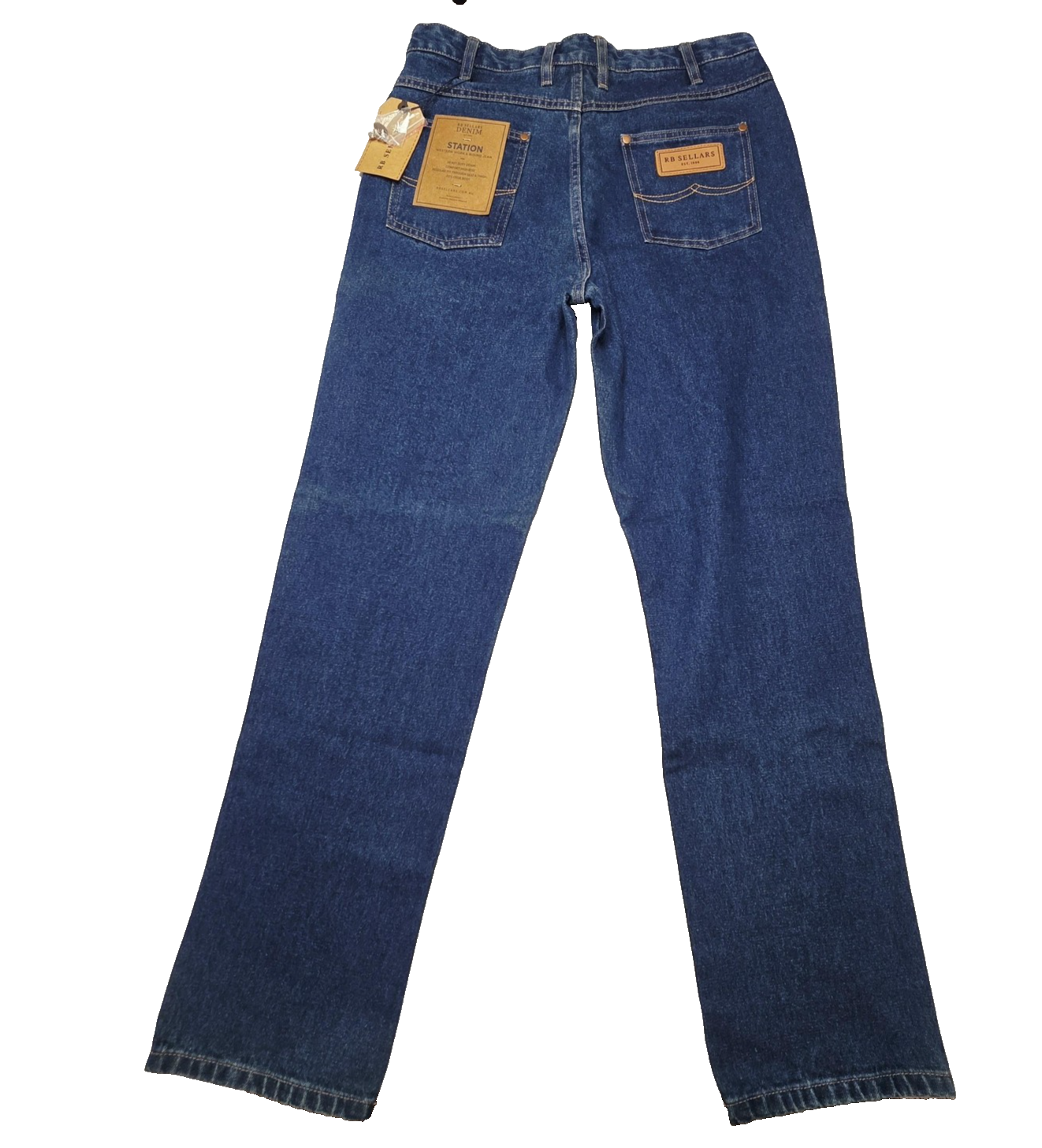 RB Sellars Station Jeans Mens 34x34 Blue Bootcut Western Cowboy Denim NWT