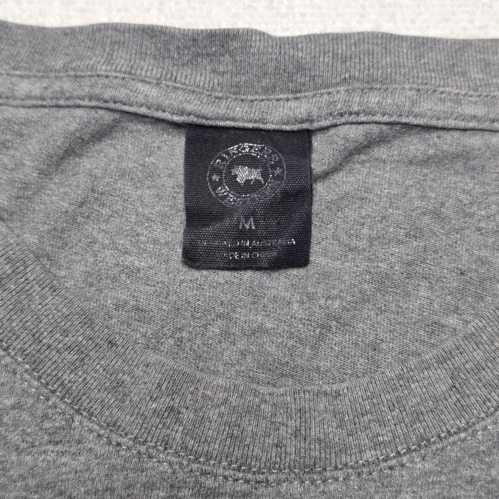 Ringers Western Shirt Men's M Grey Short Sleeve Graphic Logo Cotton Tee