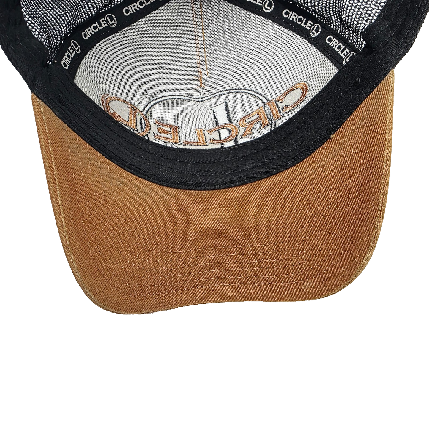 Circle L Hat Cap Snap Back Brown Mesh Trucker Logo Ladies Australia Embroidered