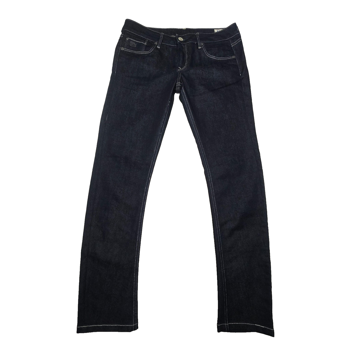 G-Star RAW Jeans Women's 30x29 Blue 3301 Skinny Raw Denim Slim Pockets Logo