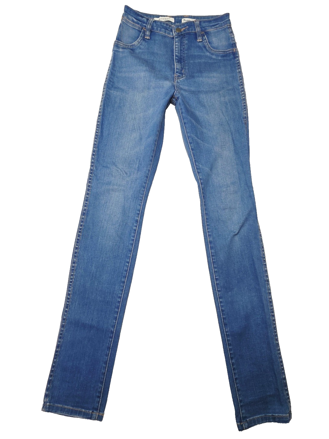 Wrangler Jeans 9 Blue Medium Wash Hi Twiggy Skinny Denim High Rise