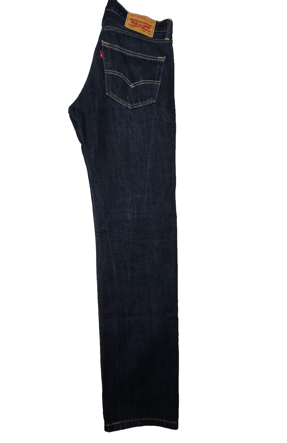 Levis 511 Jeans Mens 31x32 Blue Dark Wash Slim Tapered Denim Zip Fly Logo